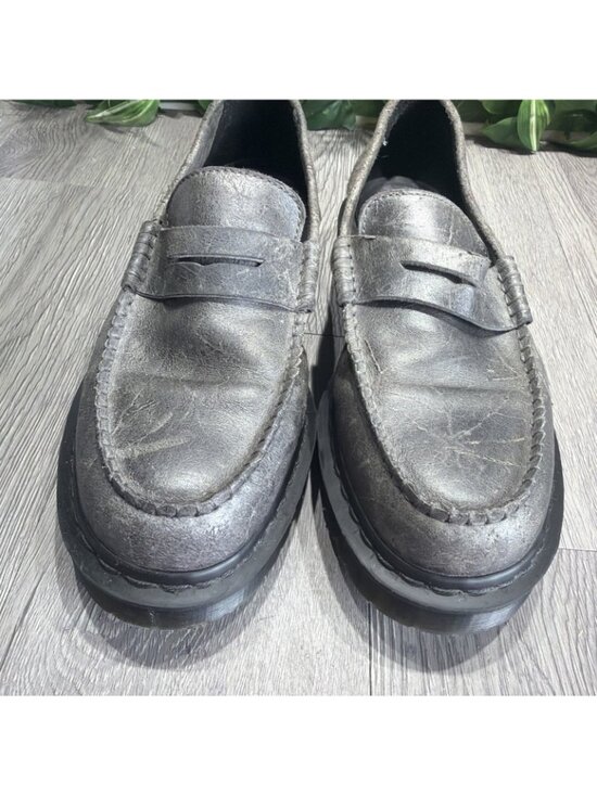 Dr Martens Gray Penton Bex Loafer Mid Grey Made In England Men Size 10 UK 11 US main image 4
